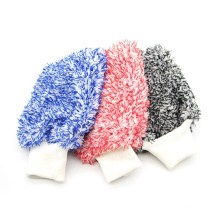 Maximum Mitt High Density Auto Wash Cloth Ultra Super Absorbancy Car Sponge Plush Glove Microfiber Cleaning Towel